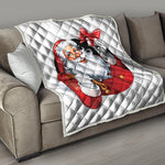 Cartoon Santa Claus Print Quilt