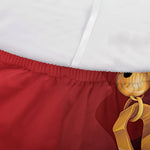 Cartoon Santa Claus Print Sofa Cover