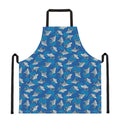 Cartoon Shark Pattern Print Apron