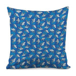 Cartoon Shark Pattern Print Pillow Cover
