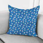 Cartoon Shark Pattern Print Pillow Cover