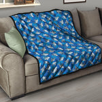 Cartoon Shark Pattern Print Quilt