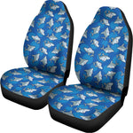 Cartoon Shark Pattern Print Universal Fit Car Seat Covers