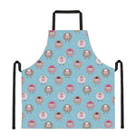 Cartoon Sheep Pattern Print Apron