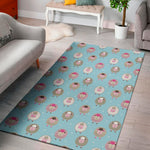 Cartoon Sheep Pattern Print Area Rug