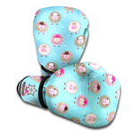Cartoon Sheep Pattern Print Boxing Gloves