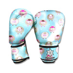 Cartoon Sheep Pattern Print Boxing Gloves