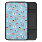 Cartoon Sheep Pattern Print Car Center Console Cover