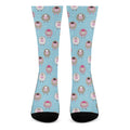 Cartoon Sheep Pattern Print Crew Socks