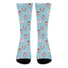 Cartoon Sheep Pattern Print Crew Socks