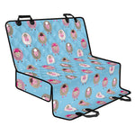 Cartoon Sheep Pattern Print Pet Car Back Seat Cover