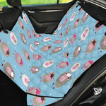 Cartoon Sheep Pattern Print Pet Car Back Seat Cover