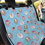 Cartoon Sheep Pattern Print Pet Car Back Seat Cover