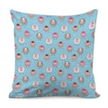 Cartoon Sheep Pattern Print Pillow Cover