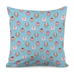Cartoon Sheep Pattern Print Pillow Cover