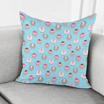 Cartoon Sheep Pattern Print Pillow Cover