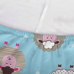 Cartoon Sheep Pattern Print Sofa Cover
