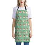 Cartoon Shih Tzu Pattern Print Apron