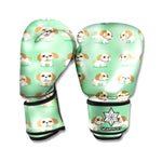 Cartoon Shih Tzu Pattern Print Boxing Gloves