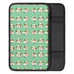 Cartoon Shih Tzu Pattern Print Car Center Console Cover