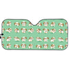 Cartoon Shih Tzu Pattern Print Car Sun Shade