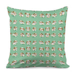 Cartoon Shih Tzu Pattern Print Pillow Cover