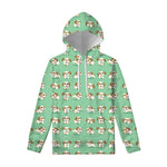 Cartoon Shih Tzu Pattern Print Pullover Hoodie