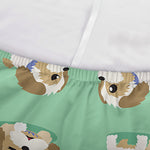 Cartoon Shih Tzu Pattern Print Sofa Cover