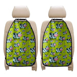 Cartoon Smiley Cow Pattern Print Car Seat Organizers