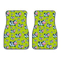 Cartoon Smiley Cow Pattern Print Front Car Floor Mats
