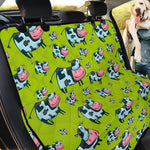 Cartoon Smiley Cow Pattern Print Pet Car Back Seat Cover