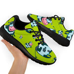 Cartoon Smiley Cow Pattern Print Sport Shoes GearFrost