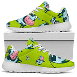 Cartoon Smiley Cow Pattern Print Sport Shoes GearFrost