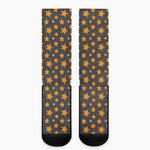 Cartoon Star Pattern Print Crew Socks