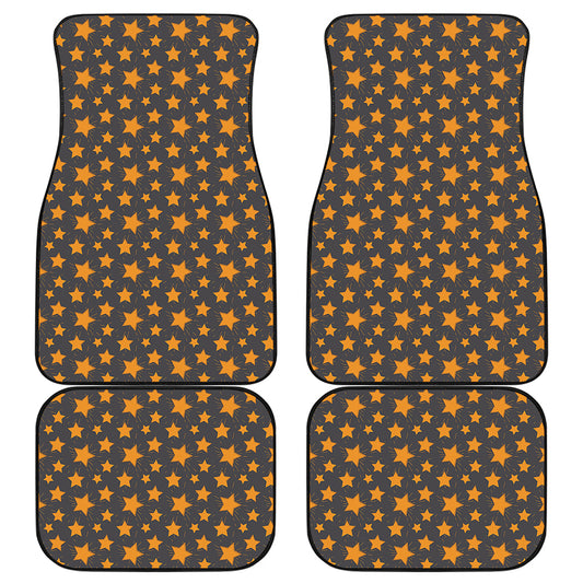 Cartoon Star Pattern Print Front and Back Car Floor Mats