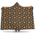 Cartoon Star Pattern Print Hooded Blanket