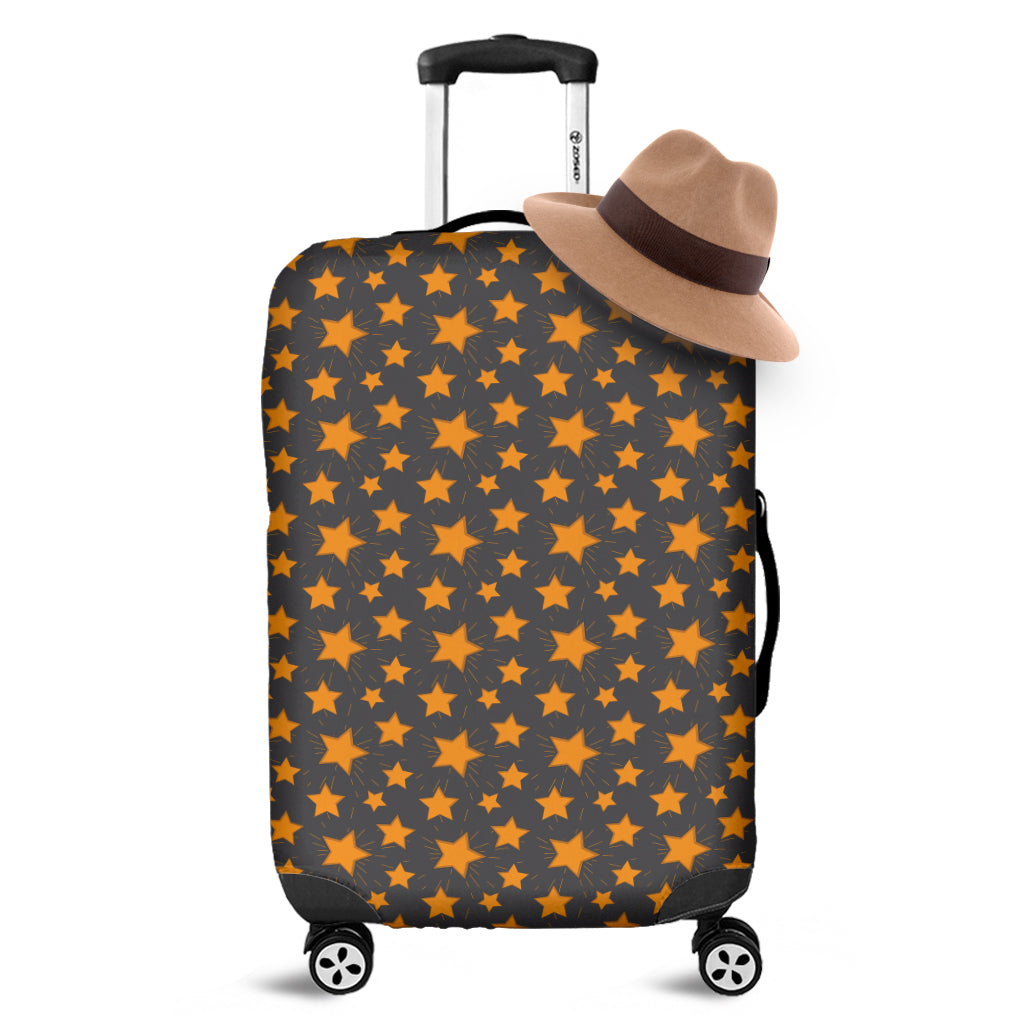 Cartoon Star Pattern Print Luggage Cover
