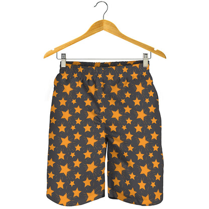 Cartoon Star Pattern Print Men's Shorts