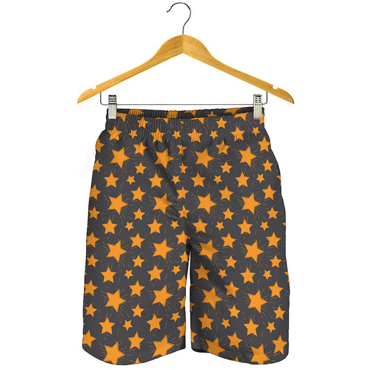 Cartoon Star Pattern Print Men's Shorts