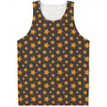 Cartoon Star Pattern Print Men's Tank Top