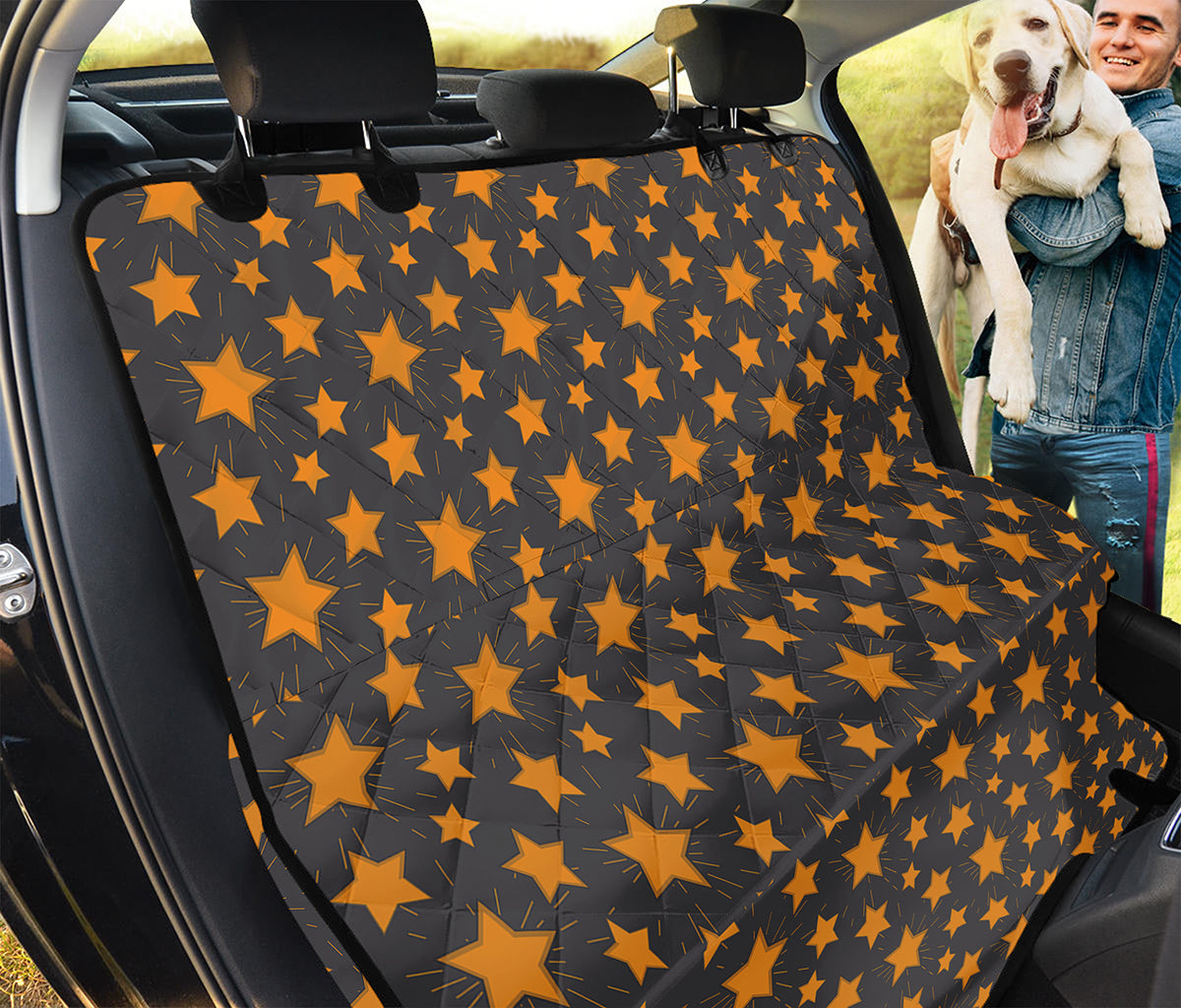Cartoon Star Pattern Print Pet Car Back Seat Cover