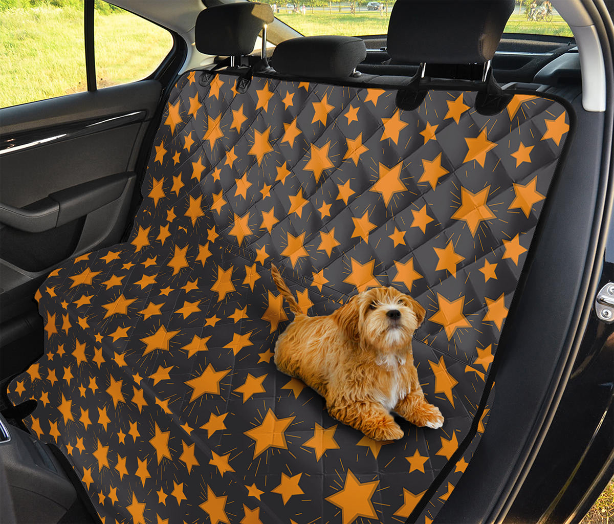Cartoon Star Pattern Print Pet Car Back Seat Cover