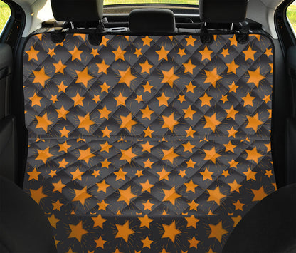 Cartoon Star Pattern Print Pet Car Back Seat Cover