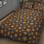 Cartoon Star Pattern Print Quilt Bed Set