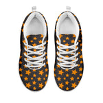 Cartoon Star Pattern Print White Sneakers