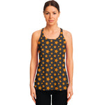 Cartoon Star Pattern Print Women's Racerback Tank Top