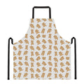 Cartoon Teddy Bear Pattern Print Apron