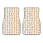 Cartoon Teddy Bear Pattern Print Front Car Floor Mats