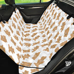 Cartoon Teddy Bear Pattern Print Pet Car Back Seat Cover