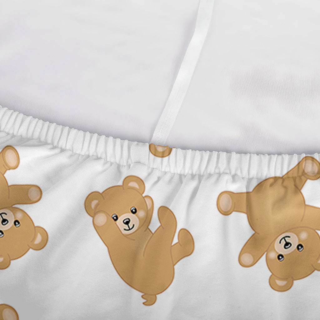Cartoon Teddy Bear Pattern Print Sofa Cover